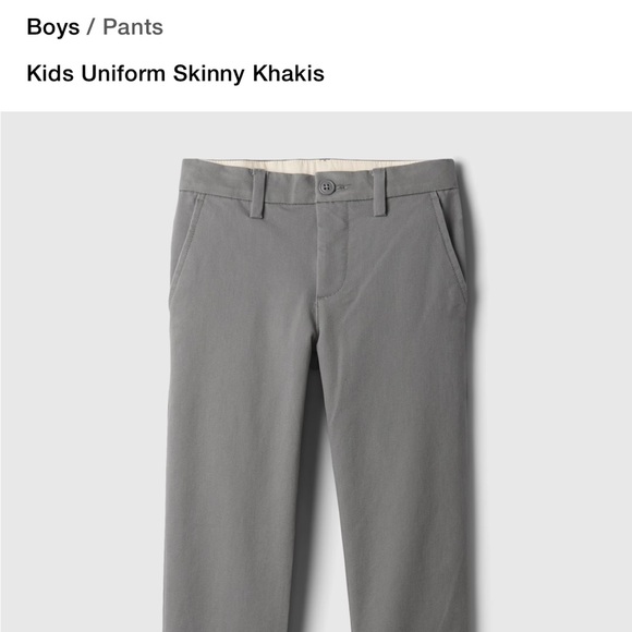 Gap Kids Boy Kids Uniform Skinny Khakis - Picture 4 of 8
